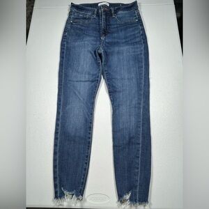 LOFT Women's Classic Blue Skinny Jeans